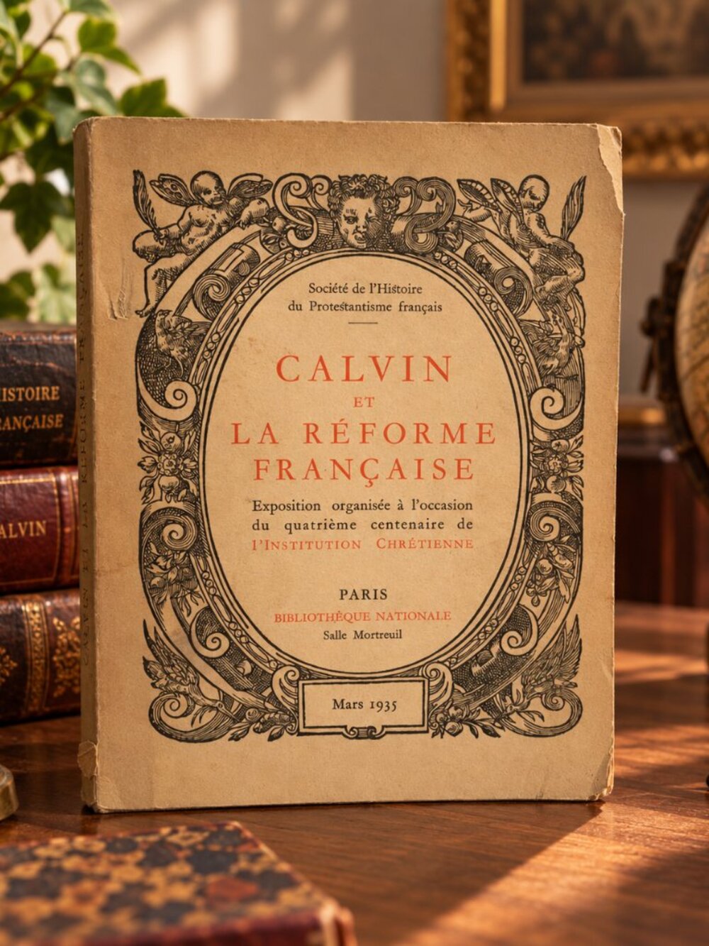 Vintage 1935 Calvin et la Réforme Française Exhibition Book French Protestantism